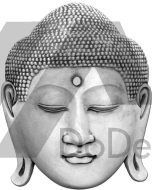  Maska betónu - Buddha
