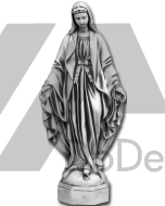 Posvätná socha Nepoškvrnenej Panny Márie - 118 cm