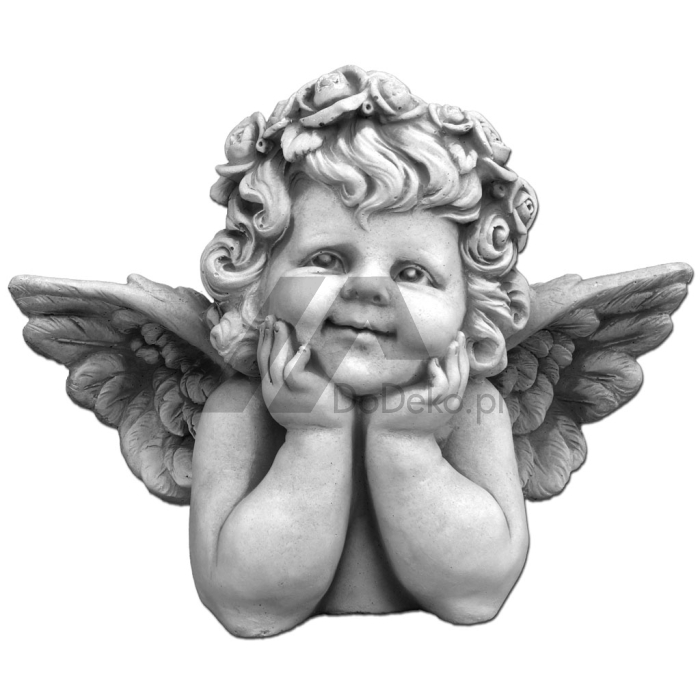 Betónový anjel - dekoratívna figúrka
