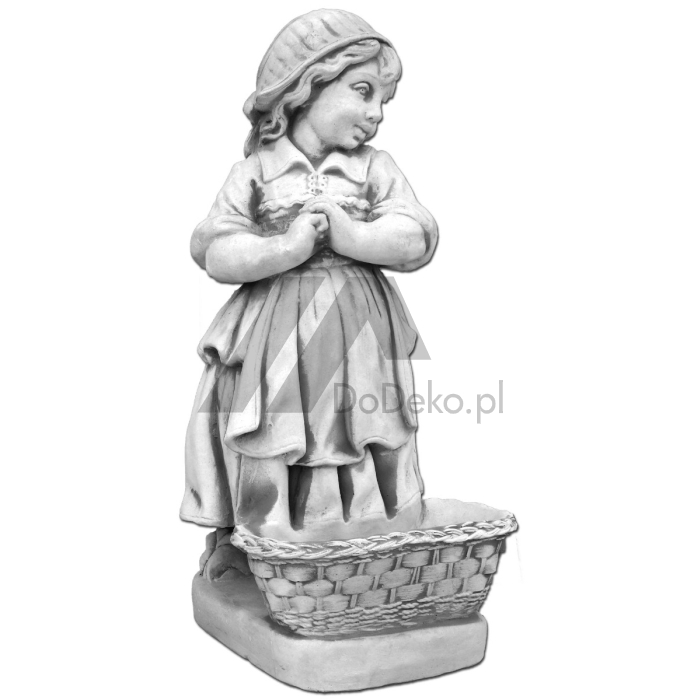 Kvetináč - socha dievčaťa