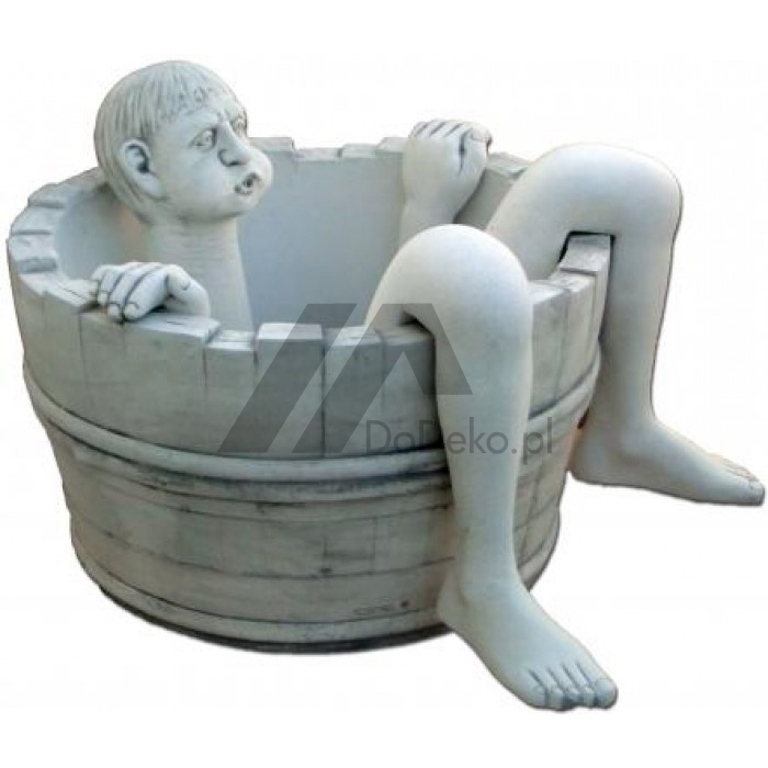 Záhradné fontána chlapec v vani