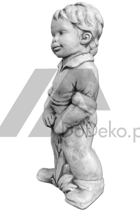 Chłopiec z betonu - figurka dekoracyjna